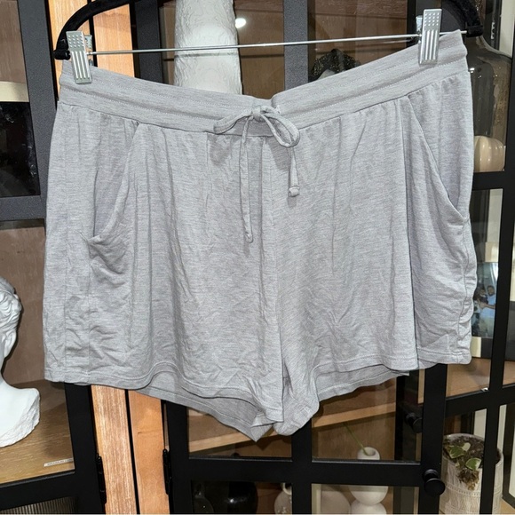 Tommy John lounge shorts pajamas modal heather grey drawstring downtime - Picture 2 of 6